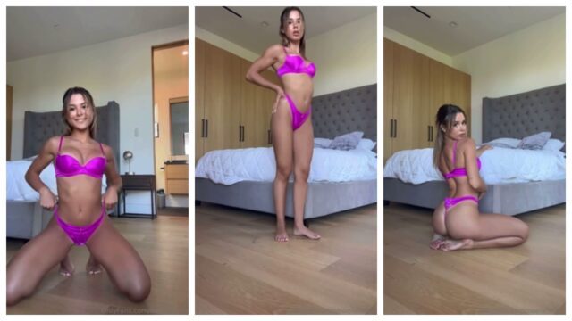 Noelle Leyva Purple Lingerie Tease – Onlyfans Tape