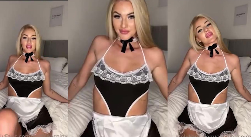 Sophie Aspin Maid Body Sexy On Bed OnlyFans Video Hot
