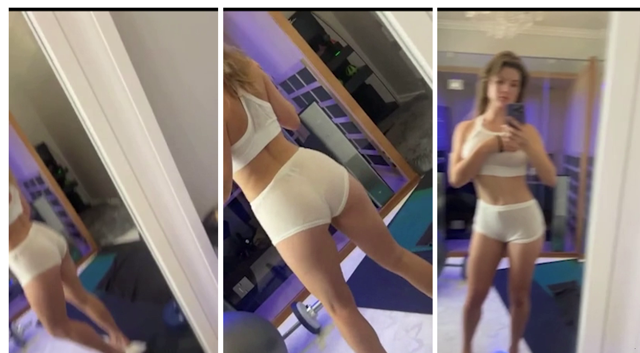 Amanda Cerny Cameltoe see through lingerie