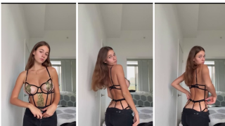 Anna Malygon naughty striptease